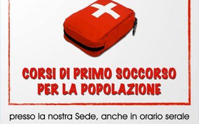 Corsi di primo soccorso per la popolazione